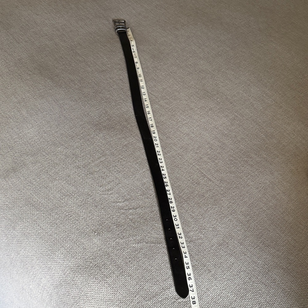 Guess Black Leather Belt